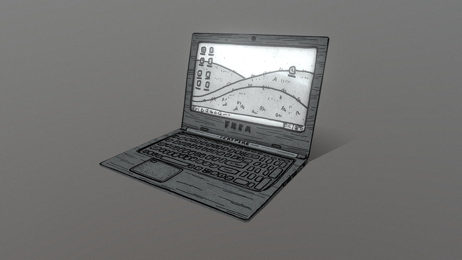 Sketchy Laptop