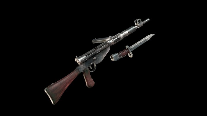Sten Mk. V 3D Model