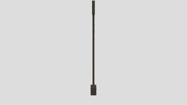 Metallic Structure 3D Model