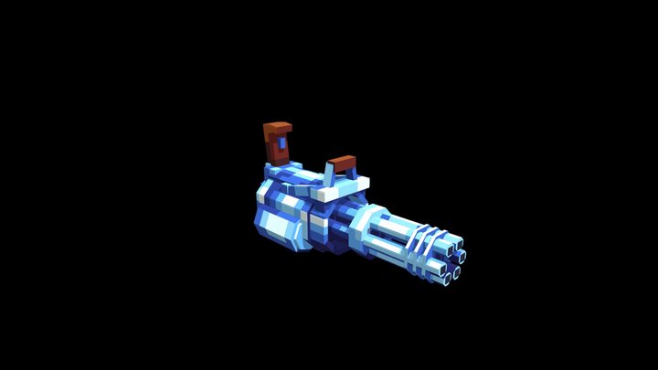 [Weapon ]Gatling 3D Model
