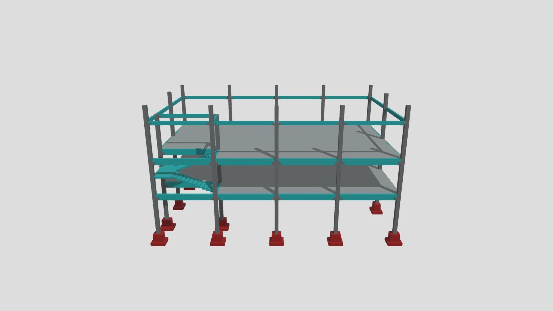 Modelagem Estrutural 3D 12x20 R03