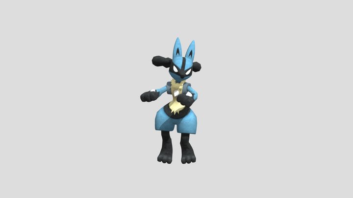 Lucario - Booty Hip Hop Dance 3D Model