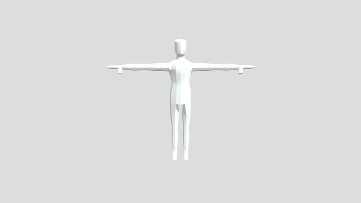 Biped Person 3D Model