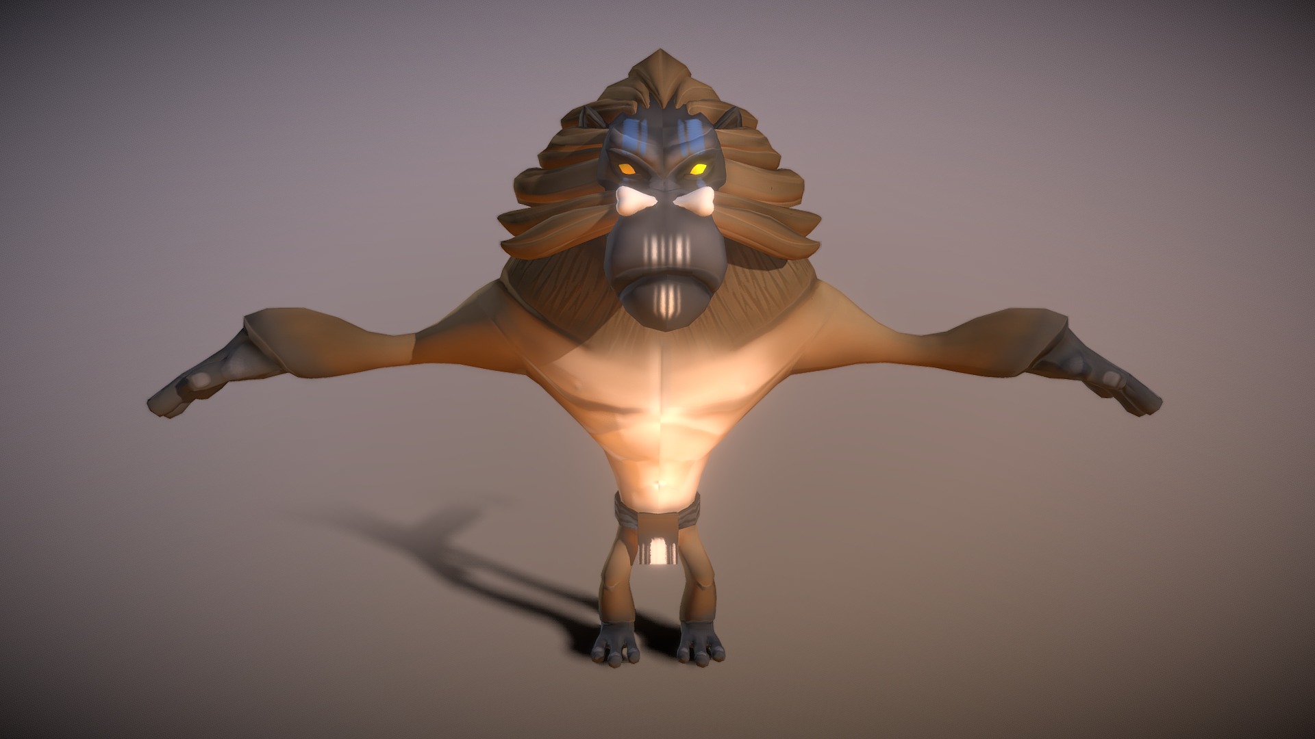 Baboon One - 3D model by owlandfoxgames (@owlandfox) [b66a6b7] - Sketchfab