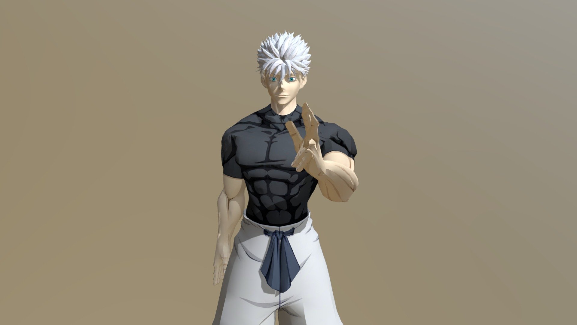 Gojo - Download Free 3D model by Paleo_isle [b66b15a] - Sketchfab