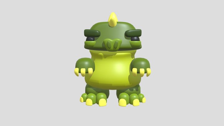 RPG_ Dragon_ Game Ready 3D Model