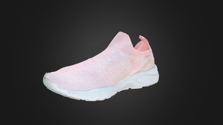 La Gear Pink Girls shoes 3D Model