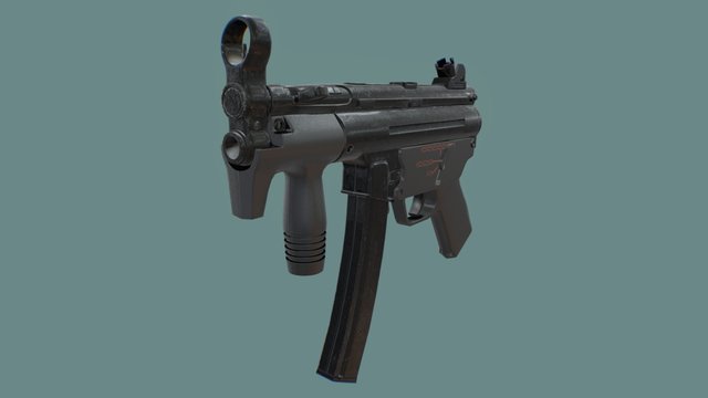 HK-MP5 3D Model