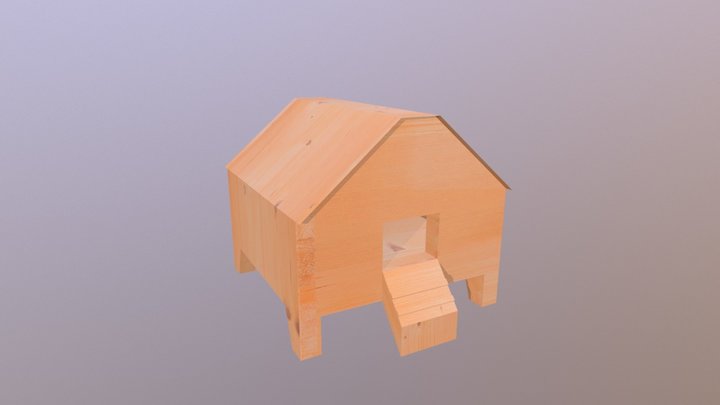 Chicken Coop 3D Model
