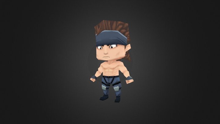 SnakeChibi.fbx 3D Model