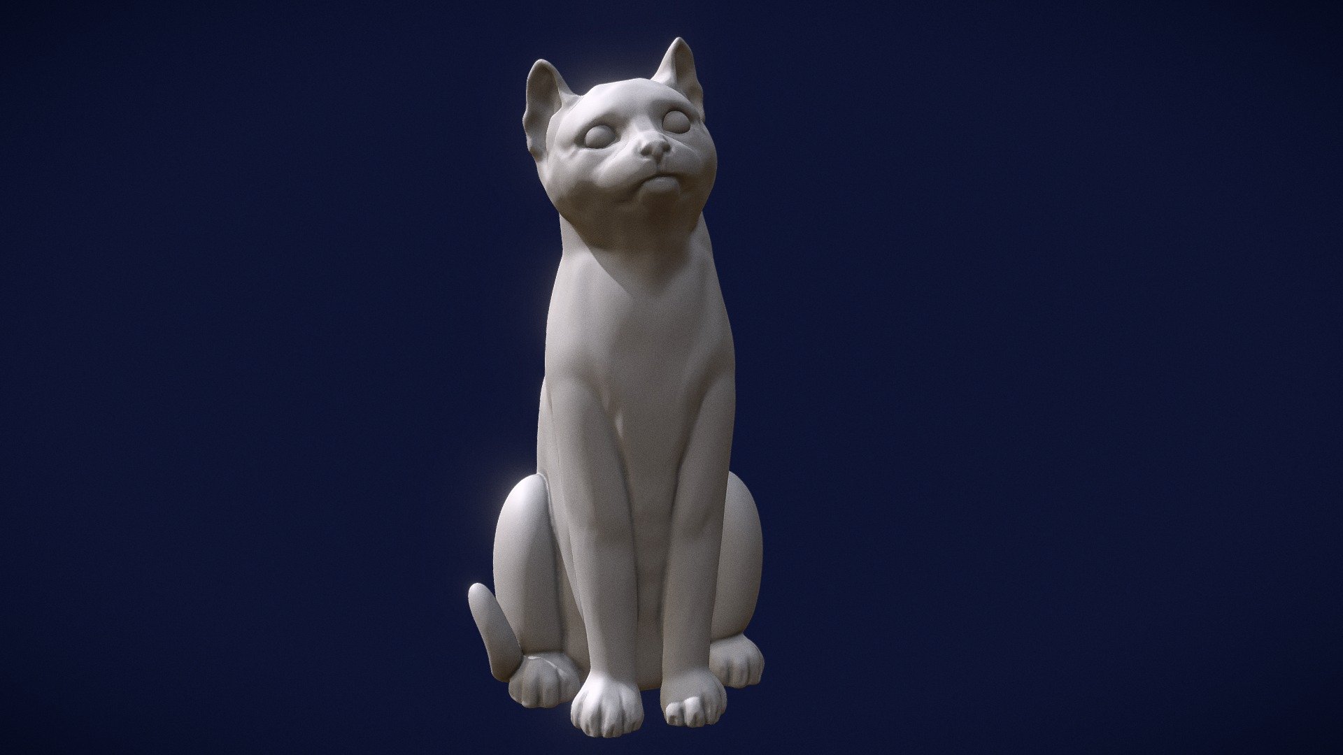 Birdie the Sitting Cat - Buy Royalty Free 3D model by Tom Johnson ...