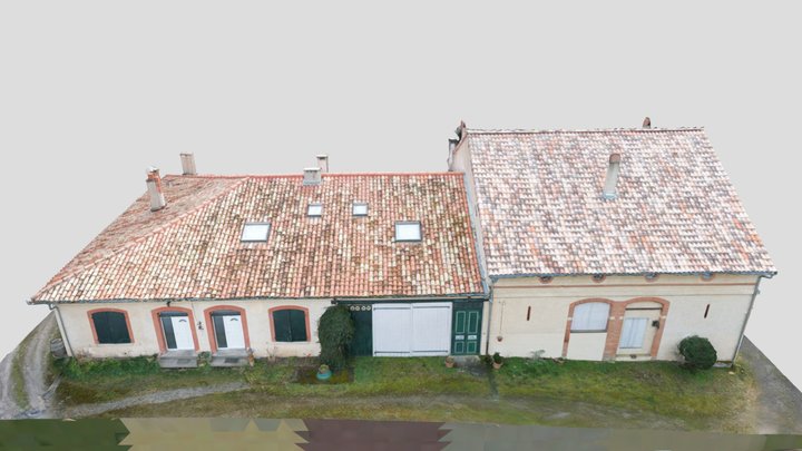 Test maison domaine 3D Model