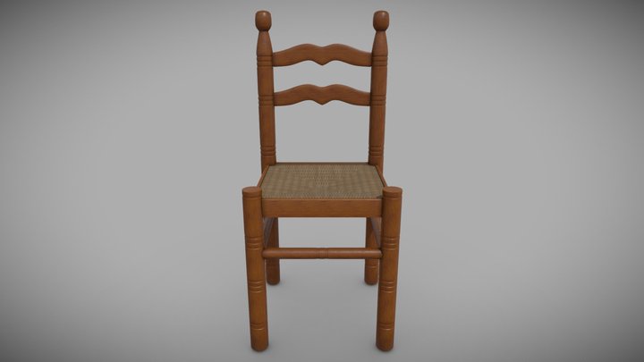 Grandma's Chair 3D Model