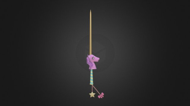 Unicorn Sword 3D Model