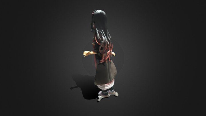 NEZUKO KAMADO (Kimetsu no Yaiba / Demon Slayer) 3D Model