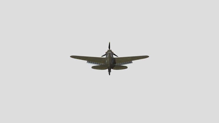 Tomahawk P-40 3D Model