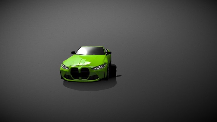 BMW M4 Competition Cabrio 3D Model