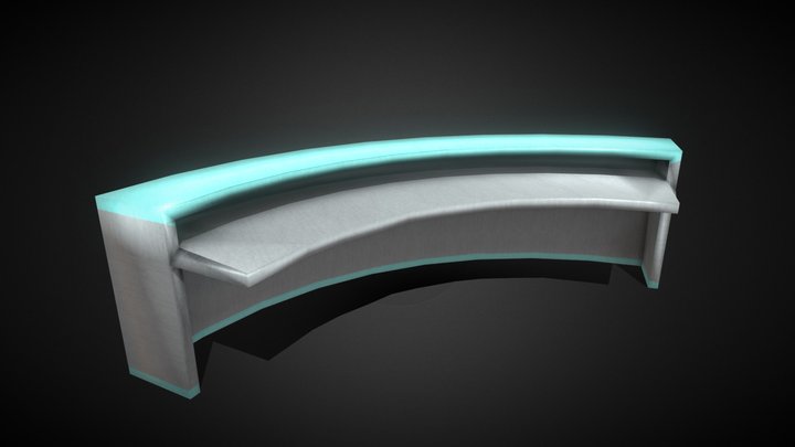 Reception Desk 3D Model