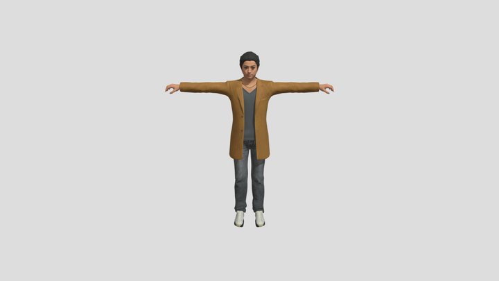 Yakuza 6 - Yuta Usami (Kamurocho) 3D Model