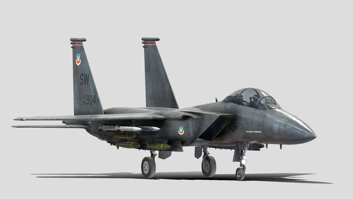 McDonnell Douglas F-15E Strike Eagle 3D Model