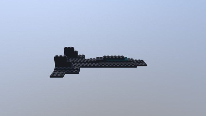 SR72ish plane made from Lego's 3D Model