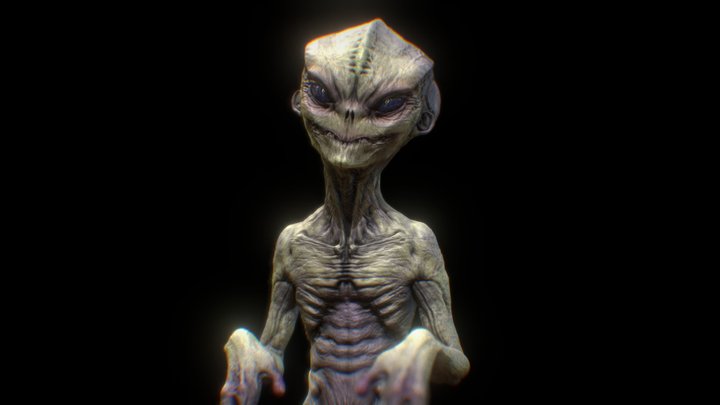 Alien Quick Sculpt 3D Model