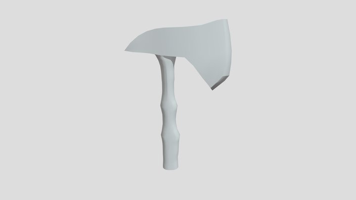 My Axe Edit Final 3D Model