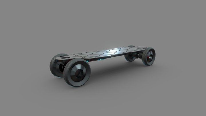 Hadean Carbon Street Skateboards – Kostenloses 3D-Modell STL