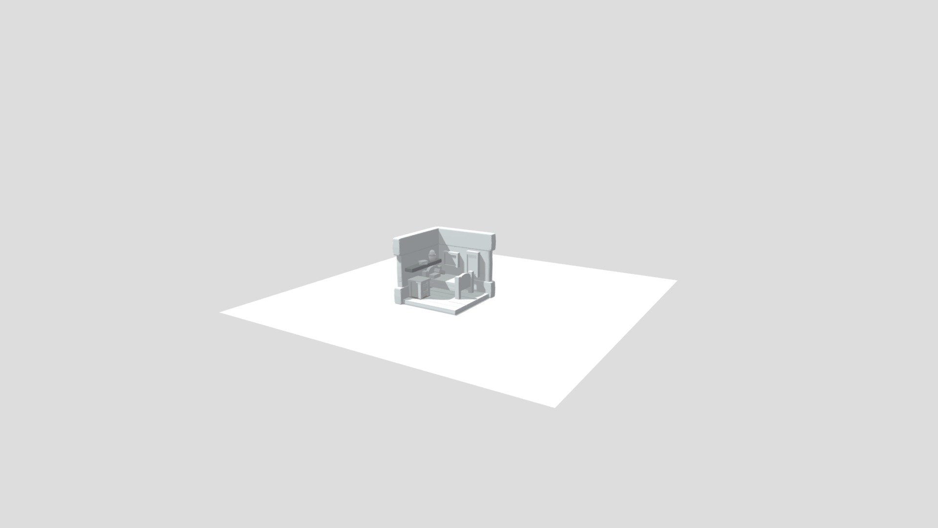 Isometric Bedroom