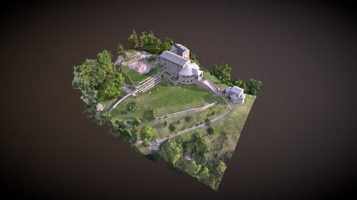 Basilica di San Pietro al Monte 3D 3D Model
