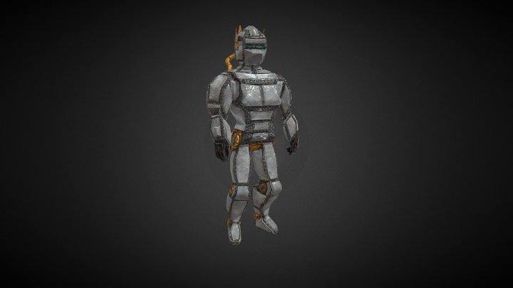 SCI FI ROBOT ANIMATION 3D Model