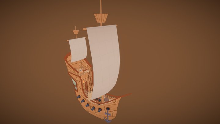 Pirate ship 3D Model