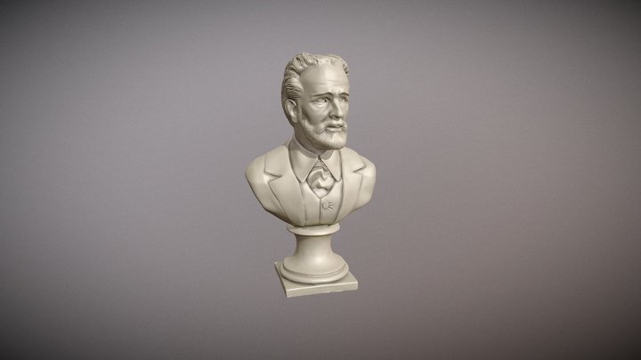 Bust of Tchaikovsky 3D Model