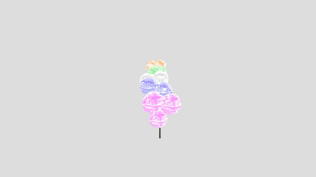 Stylized Trees Colorfull Variants
