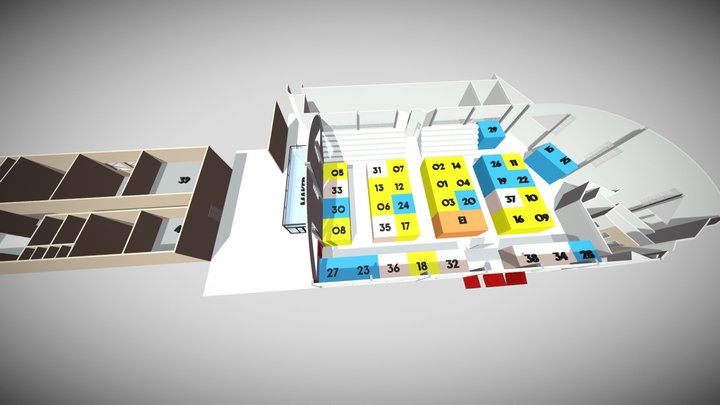 EXPOMATER 2023 - MAPA 3D 3D Model