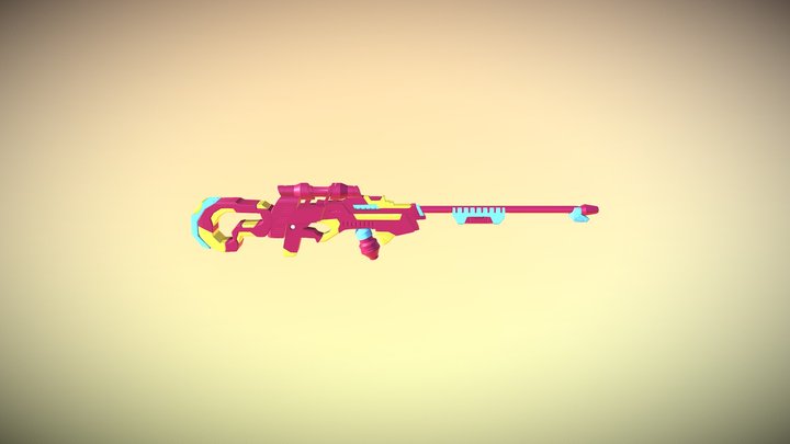Toy Sniper 3D Model