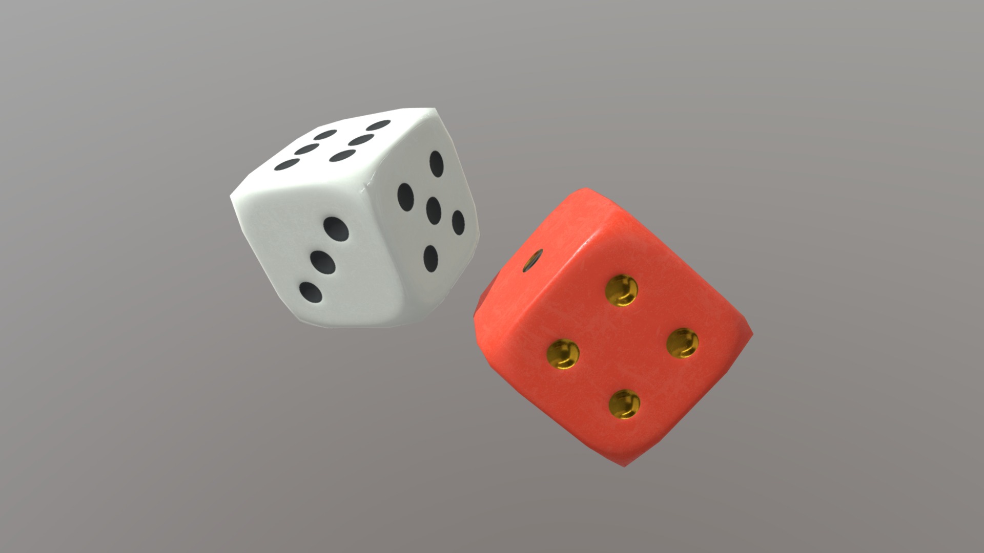3D model Dice - This is a 3D model of the Dice. The 3D model is about a group of dice.