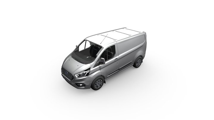 Ford Transit Custom Van 2024 3D Model
