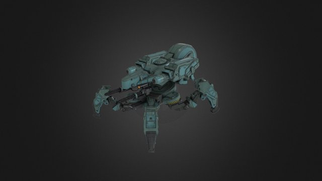 Spider Tank 3D Model
