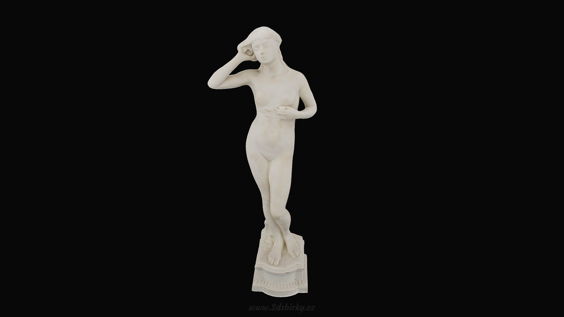 Soška Sněženka (Snow White figurine) — Sketchfab embed 3D viewer