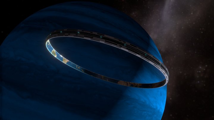 Halo Ring Remake Project 3D Model