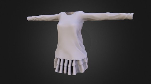 Sayuri Outfit 3D Model