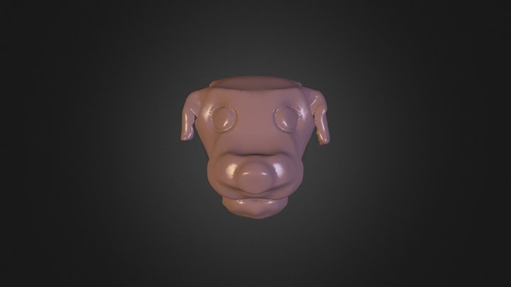 Dog head 3D Model