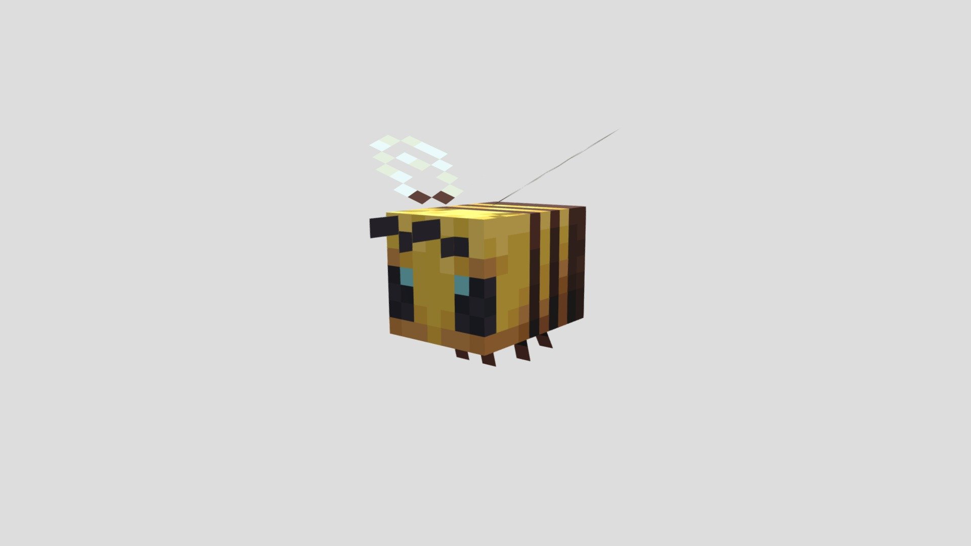 Minecraft Bee Download Free D Model By Johnelkes B Bc Sketchfab