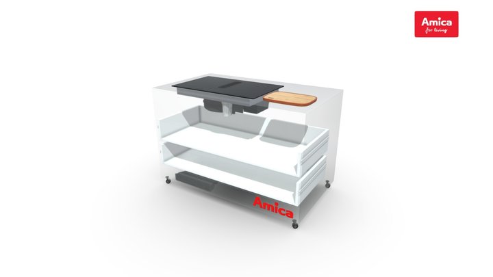Ekspozytor Amica2 3D Model