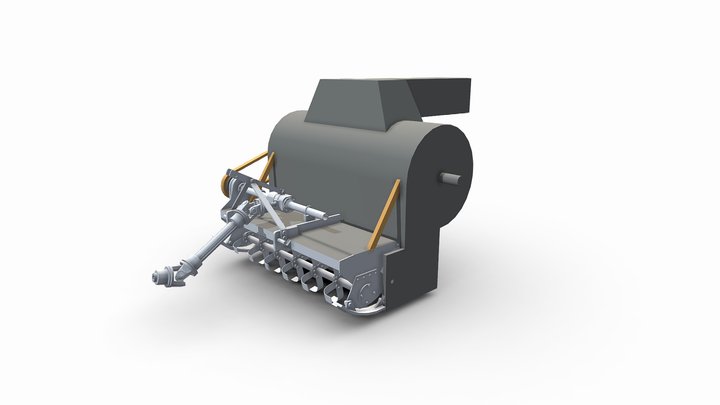 Crop Residue Collector 3D Model