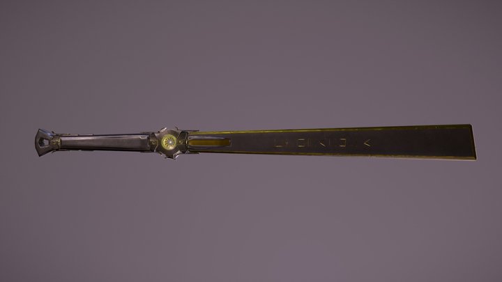 Sci-fi Sword : Frequency 3D Model