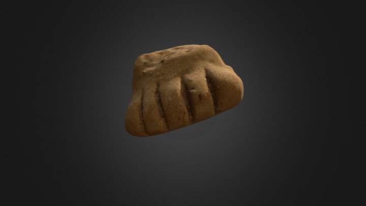 Fragmento de figurina (pie derecho) 3D Model