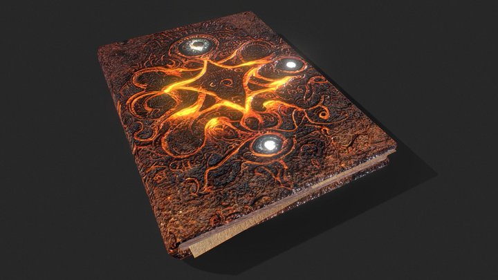 Spell book 3D Model