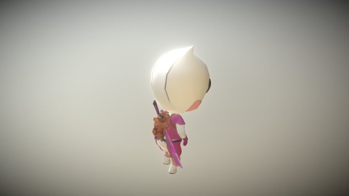 Gwenpool WalkingAnimation 3D Model